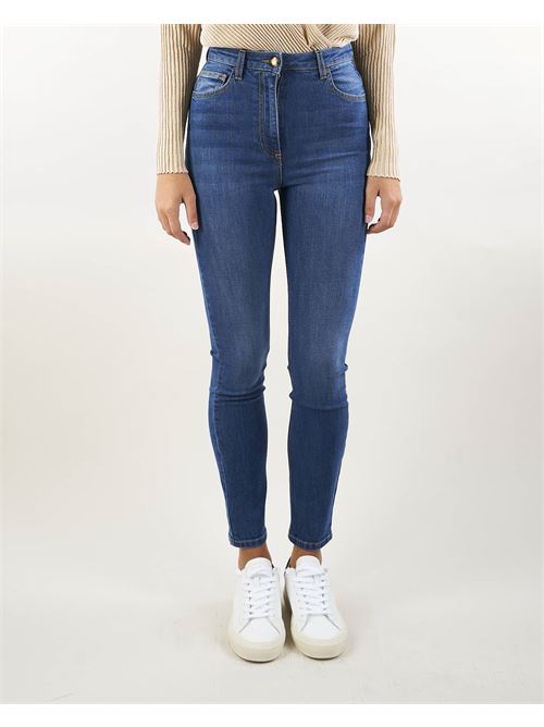 Stretch cotton skinny jeans Elisabetta Franchi ELISABETTA FRANCHI | Jeans | PJ68S46E2104